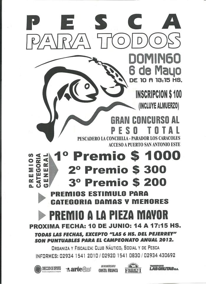 Concurso pesca para todos