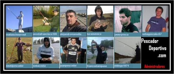 Administradores pescador deportivo