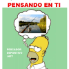 HOMERO PENSANDO PESCA