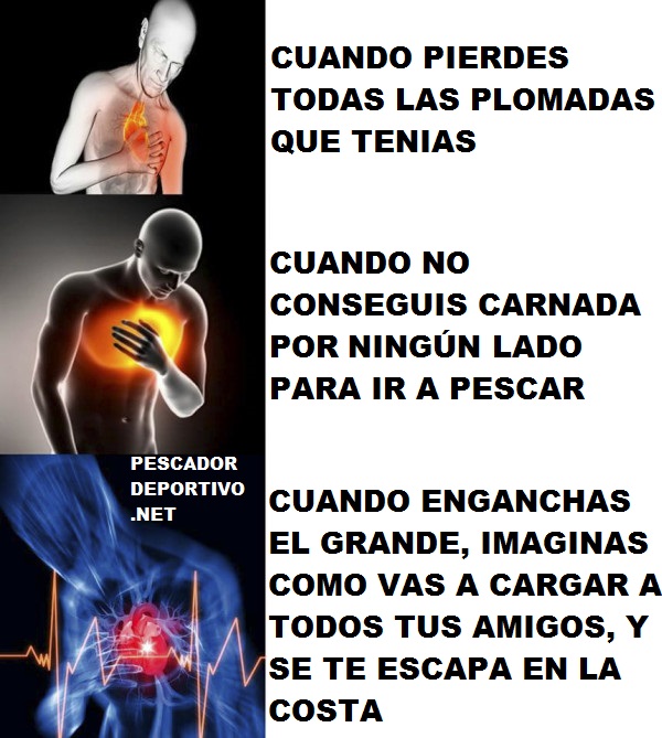 Problema cardiaco pesca