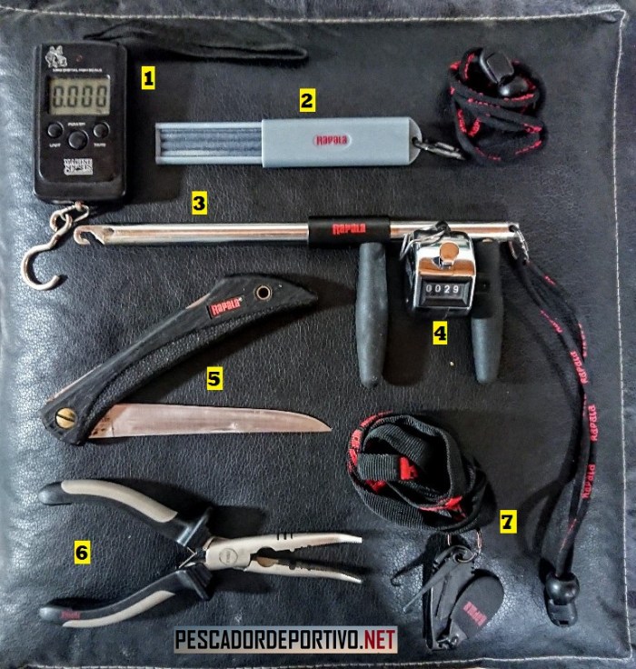 Herramientas para pescador